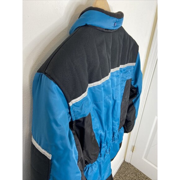 Edco Racing Motorsport Vintage Blue Jacket Men M Ski Snowboard Snowmobile 80s - Picture 8 of 9